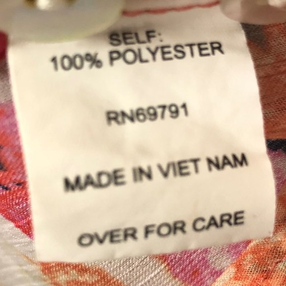 Anthropologie Fig & Flower Colorful Floral Blouse - Picture 6 of 6